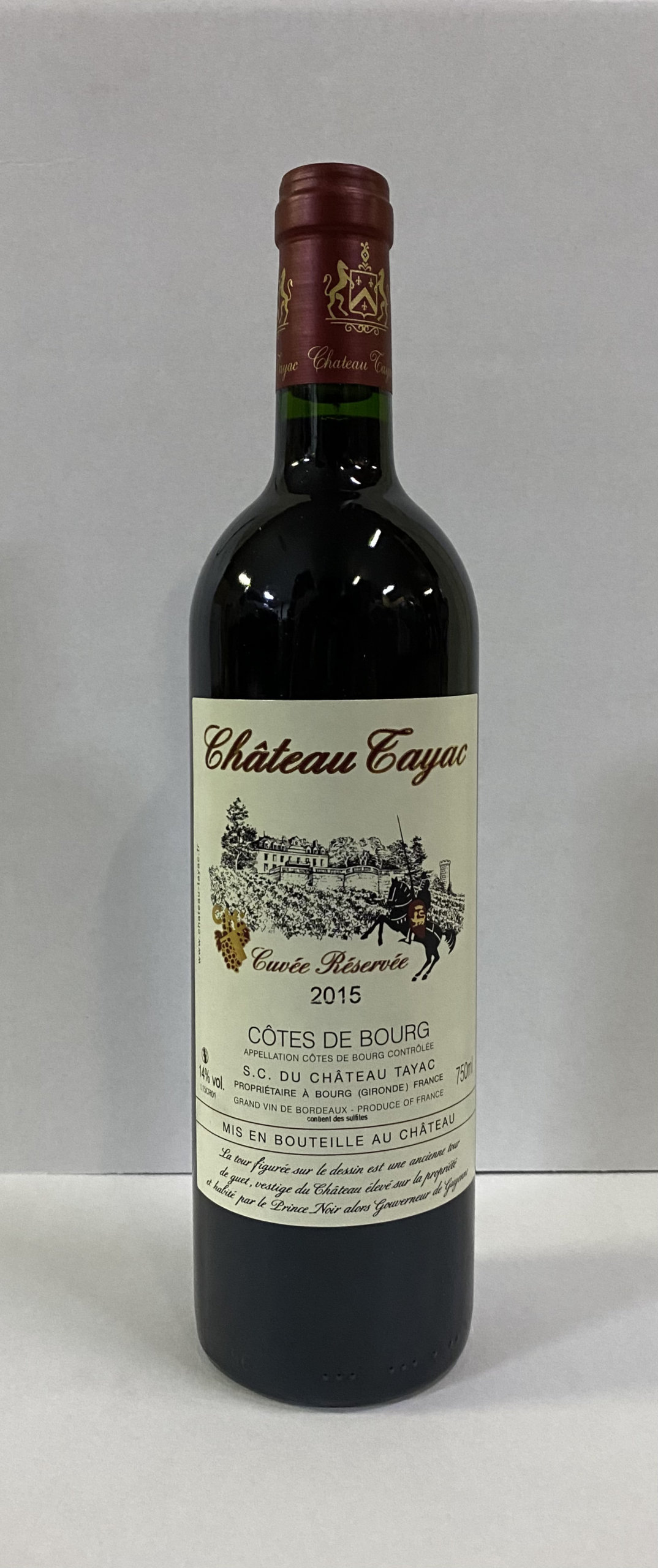 Cuvée réservée - Château Tayac Côtes de Bourg